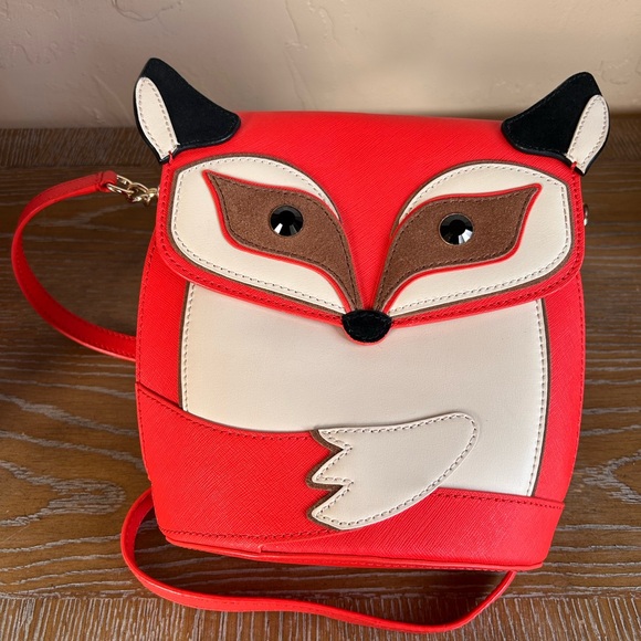 Kate Spade “Blaze a Trail” Fox Crossbody Bag - Picture 2 of 6